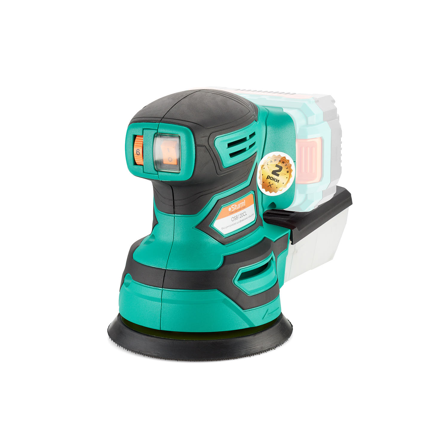 Ексцентрикова шліфувальна машина Sturm OS8120CL 20 В